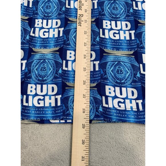 Bud Light Men's Medium Blue Tank Top Anheuser Busch 2017 Beer Summer Lake Day - Picture 5 of 7
